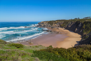Atlantic isolated beach