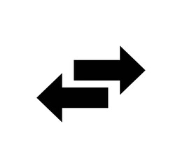 Arrow Icon in trendy flat style isolated on grey background. Arrow symbol for your web site design, logo, app, UI. Vector illustration, EPS10.