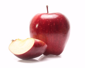 Green apple isolated on white background