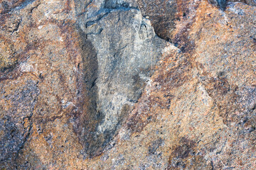 Granite stone texture background, close-up of the stone