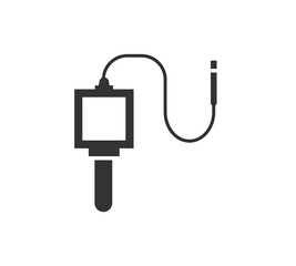 Modern digital compact endoscope, borescope inspection camera