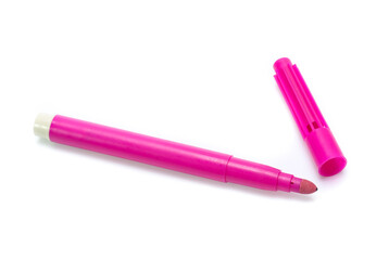 Colorful marker pen  isolated on white background