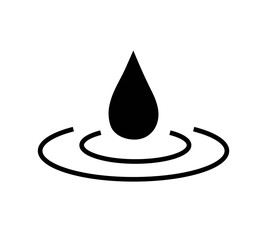 Water Drop vector icon isolated.