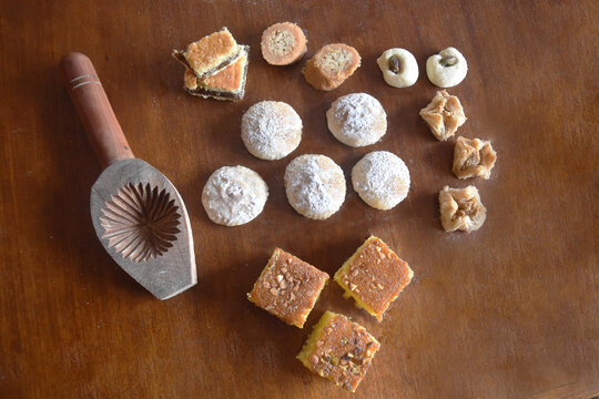 sfouf baklava nammoura borma arabic cookies