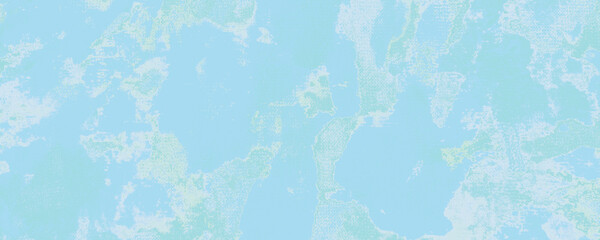 Blue Dirty Art Illustration. Bright Popular