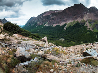 landscape in the mountains
