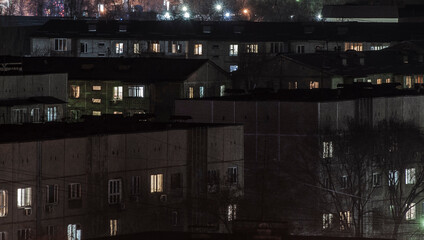 Fototapeta premium night view of the city