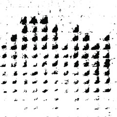 Rough black and white texture vector. Distressed overlay texture. Grunge background. Abstract textured effect. Vector Illustration. Black isolated on white background. EPS10