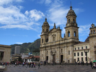 Fototapeta na wymiar Bogotá ciudad histórica.