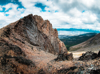 landscape with clouds