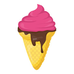 
Frozen sweet dessert, ice cream cup
