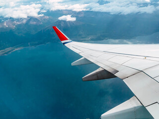 Fototapeta premium wing of airplane
