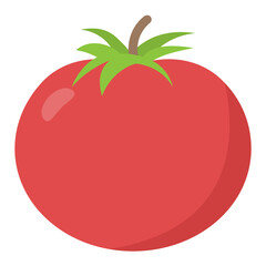 Nutritious healthy raw food, a tomato