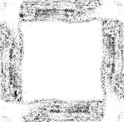 Scratched Frame. Grunge Urban Background Texture Vector. Dust Overlay. Distressed Grainy Grungy Framing Effect. Distressed Backdrop Vector Illustration. EPS 10.