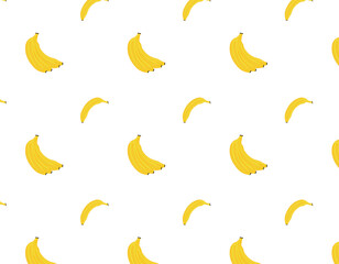pattern background, yellow bananas fruits