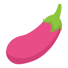 
A vegetable used in cooking called aubergine or eggplant
