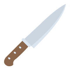 
Sharp kitchen knife for cutting
