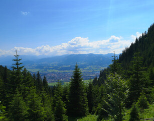 Fototapeta premium mountains and clouds