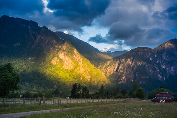 Travel at Carretera Austral, Patagonia - Chile.