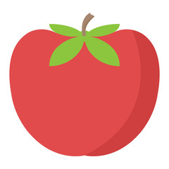 Nutritious healthy raw food, a tomato