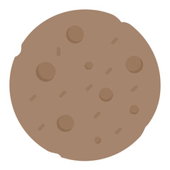 
Flat icon design of a cake
