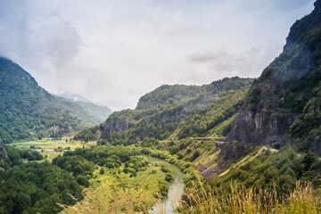 Obraz premium Carretera Austral landscape at Patagonia - Chile.