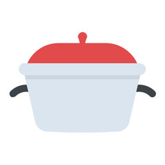 
A cooking non stick saucepan, casserole
