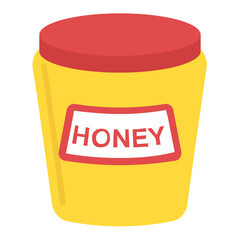 
An airtight  jar of honey
