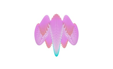 Geometric forms, 3D shapes, illustration, math