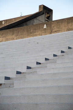 View of bleachers in stadium