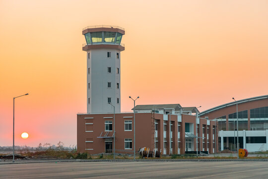 Gautam Buddha Airport in Bhairahawa, Nepal. The international terminal is expected to operate from mid 2021.