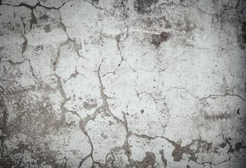 Crédence de cuisine en verre imprimé Vieux mur texturé sale Old cracked concrete wall texture. Weathered background.