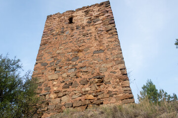 Ancient Ain's Castle, with some parts restored.