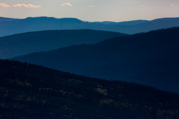 Ridgelines in Narth West Montana