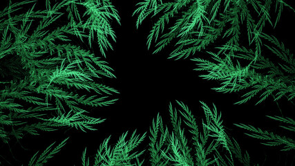 Abstract fractal illustration for creative design