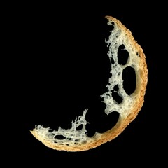 sliced bread crescent moon