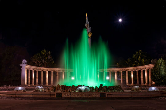 Hochstrahlbrunnen wien Schwarzenbergplatz