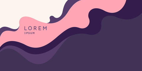 Modern backgrounds with abstract elements and dynamic shapes. Compositions of colored spots. Vector illustration.