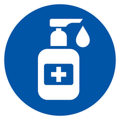 Hand sanitizer vector icon