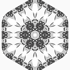 spiritual symbol round and abstract ornament