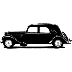 Obraz premium Old french car