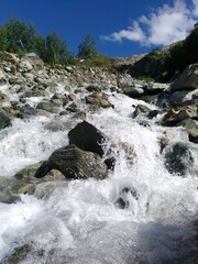 river in the mountains