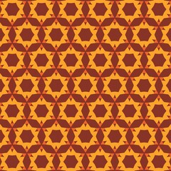 Seamless pattern made from any geometrical shape for creative design background. illustration