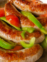 grilled sausage with vegetables/g