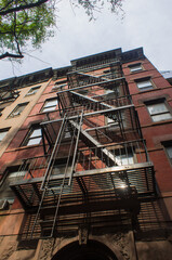 A New York apartment building