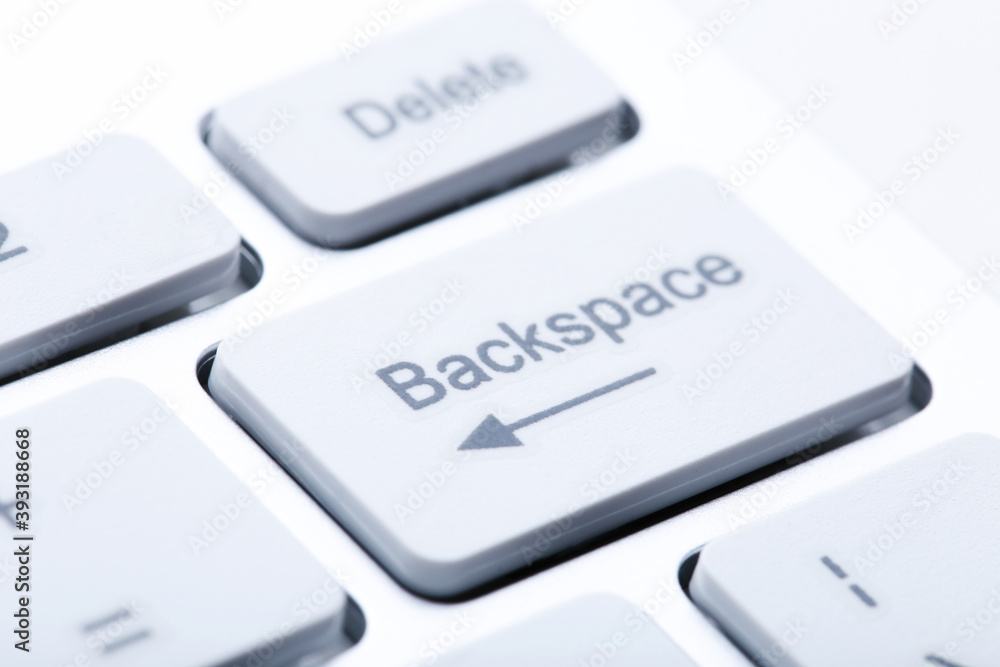 Poster background of new computer keyboard