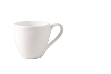 Empty coffee cup or coffee mug isolated on white background