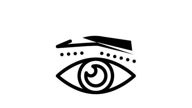Eyelid Surgery Healthy Icon Animation Eyelid Surgery Blepharoplasty Cosmetic Correction, Injection And Smoothing Wrinkles