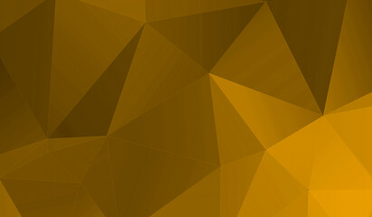 Fototapeta premium Abstract yellow black gradient triangle background. 3D triangles. modern wallpaper.