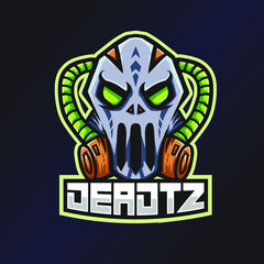 Deadtz Esports Logo. Robot Logo. Esport Team Logo. Streamer Gaming Logo. Gaming Creator House Illustrator. Streamer Emblem. Future Theme Illustrator. Gaming Mascot. Game Content Symbol.